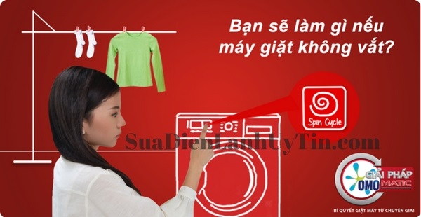 Cách xử lý máy giặt không vắt